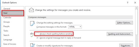 Tech Tip: Check Spelling Before You Send an Email in Outlook.